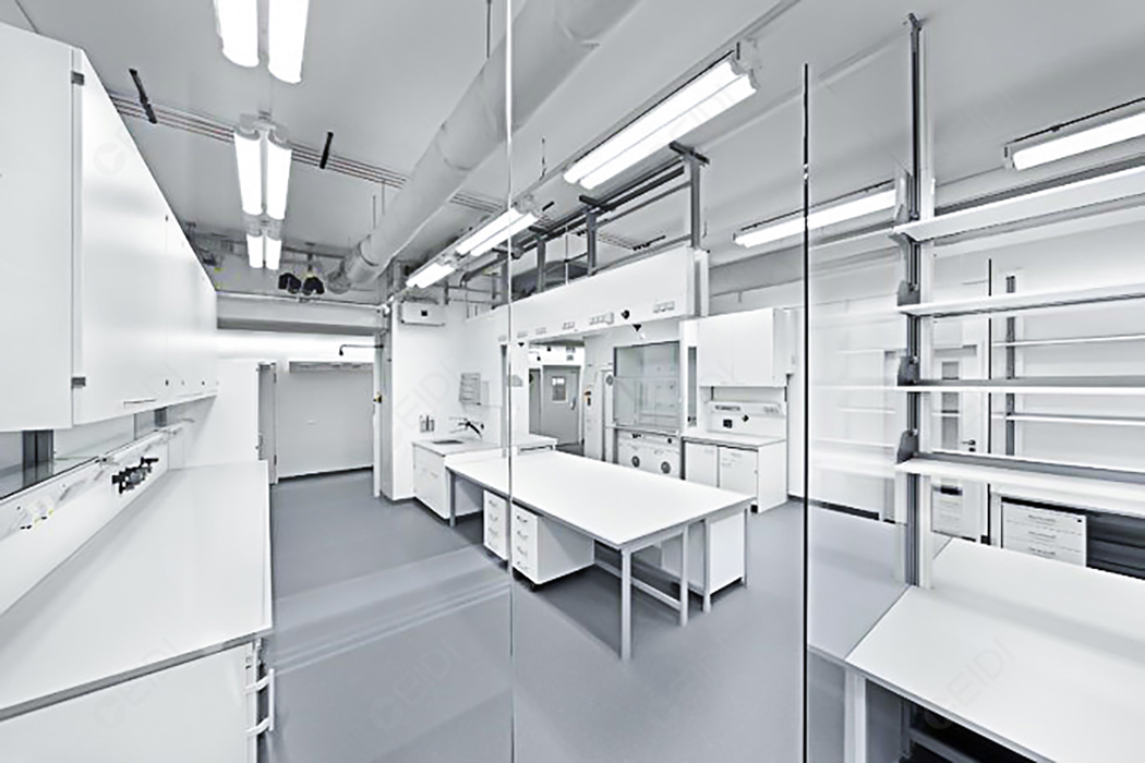 Partitions and materials designed by the PCR laboratory